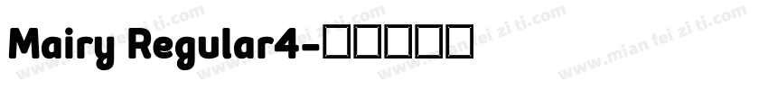 Mairy Regular4字体转换